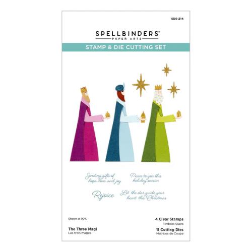 Spellbinders - The Three Magi Stamp & Die Set from the Wonderland Collection