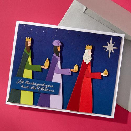 Spellbinders - The Three Magi Stamp & Die Set from the Wonderland Collection