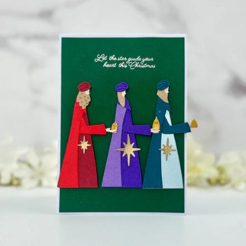 Spellbinders - The Three Magi Stamp & Die Set from the Wonderland Collection