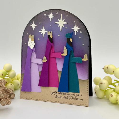 Spellbinders - The Three Magi Stamp & Die Set from the Wonderland Collection