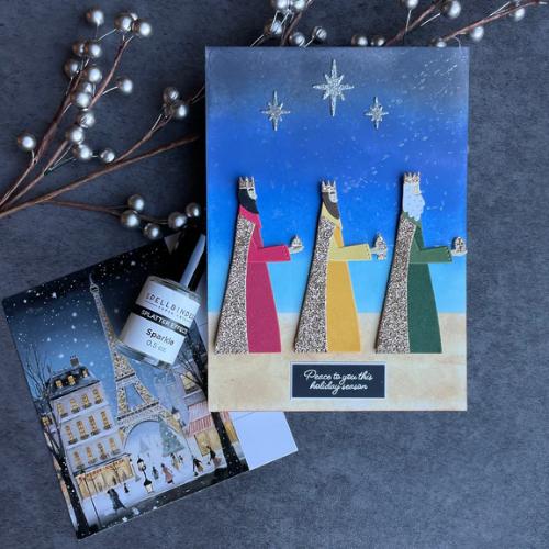 Spellbinders - The Three Magi Stamp & Die Set from the Wonderland Collection