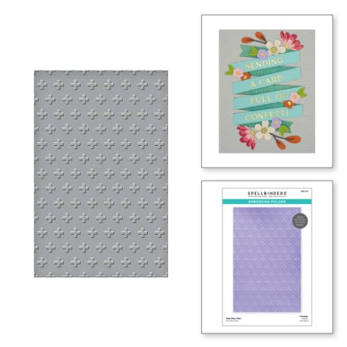 Spellbinders - This Plus This Embossing Folder
