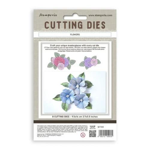 Stamperia Flowers A6 Cutting Dies (SFT01)
