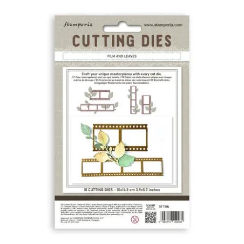 Stamperia Film and Leaves A6 Cutting Dies (SFT06)