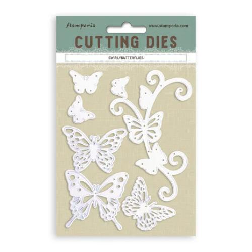 Stamperia Swirly Butterflies A6 Cutting Dies (SFT07)