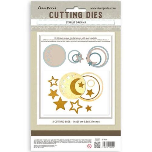 Stamperia Starlit Dreams A5 Cutting Dies (SFT09)