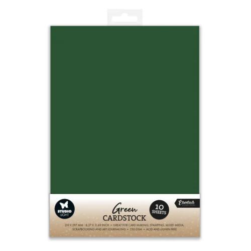 Studio Light Green Cardstock A4 Christmas Paper Set (10 sheets) (SL-CO-PS51) (BASIC)