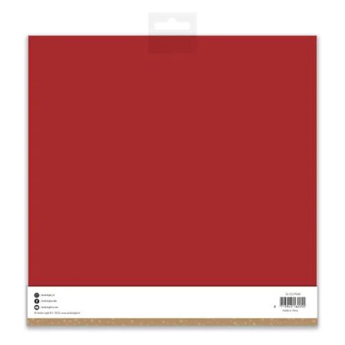Studio Light Red Cardstock 12x12 Inch Christmas Paper Set (10 sheets) (SL-CO-PS60) (BASIC) - Postage as per Actual