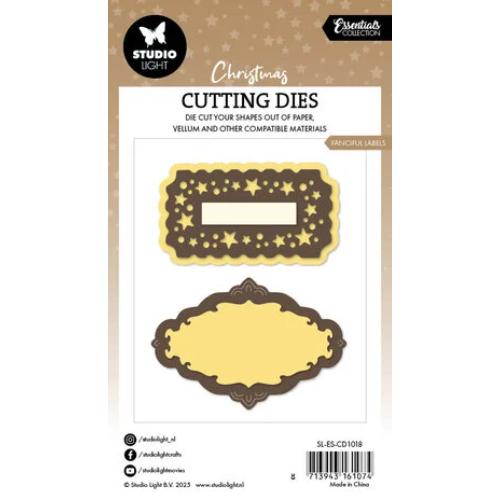 Studio Light Fanciful Labels Christmas Cutting Die (SL-ES-CD1018)