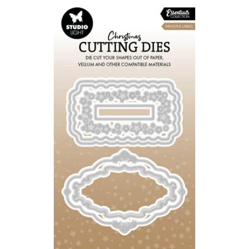 Studio Light Fanciful Labels Christmas Cutting Die (SL-ES-CD1018)
