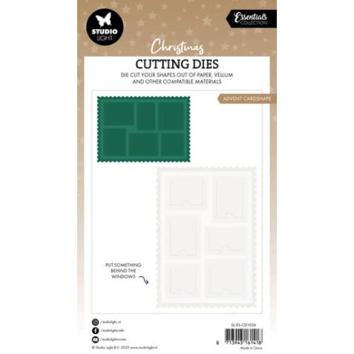 Studio Light Advent Cardshape Christmas Cutting Die (SL-ES-CD1026)