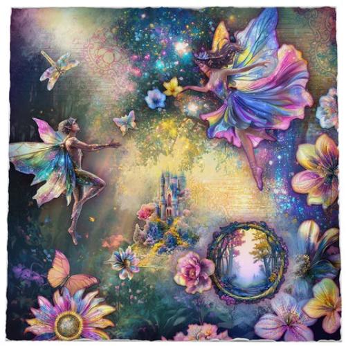 Studio Light Enchanted 8x8 Inch Collage Paper Pad (SL-ES-CPP411)
