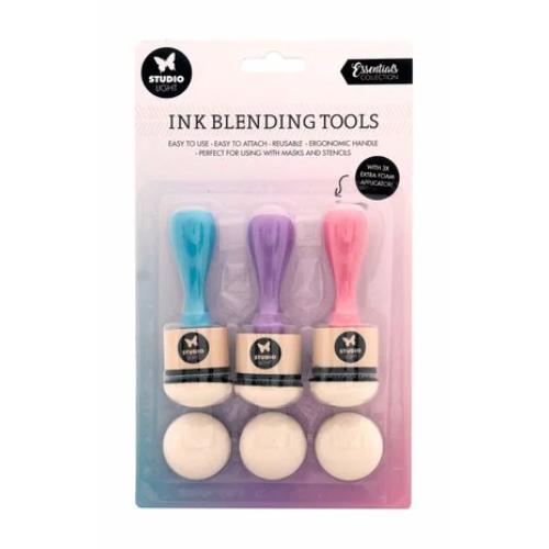 Studio Light Ink Blending Tools + Refill Foam Pads (3/3pcs) (SL-ES-INKAP01) (BASIC)