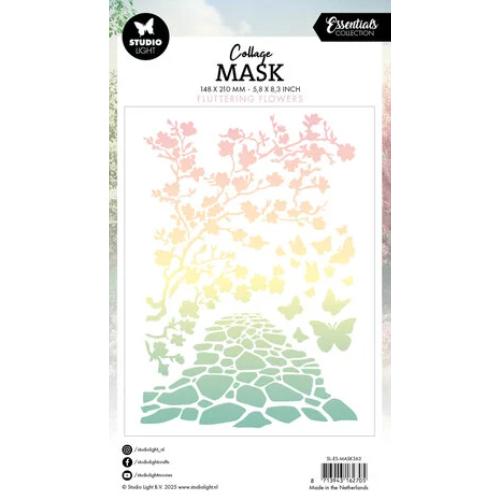 Studio Light Fluttering Flowers Collage Mask (SL-ES-MASK363)