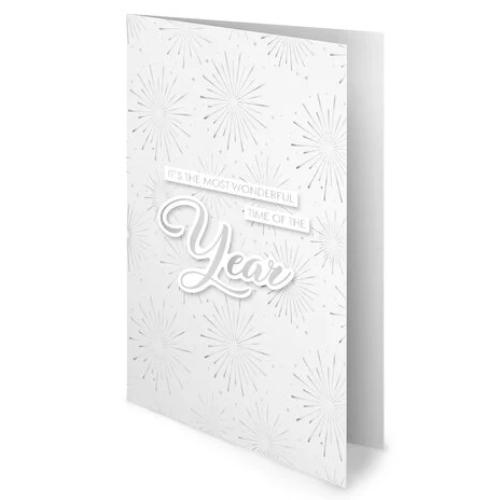 Studio Light Silver Christmas Essentials Foiled Cards Paper Pad (SL-ES-PP384)