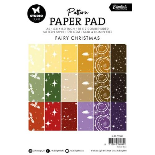 Studio Light Fairy Christmas A5 Christmas Pattern Paper Pad (SL-ES-PPP342)