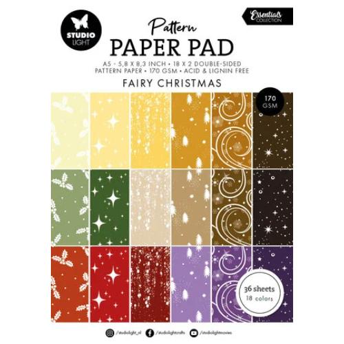 Studio Light Fairy Christmas A5 Christmas Pattern Paper Pad (SL-ES-PPP342)