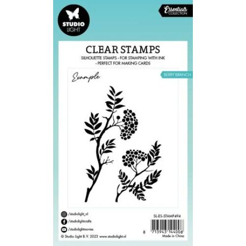 Studio Light Berry Branch Essentials Clear Stamps (SL-ES-STAMP494)