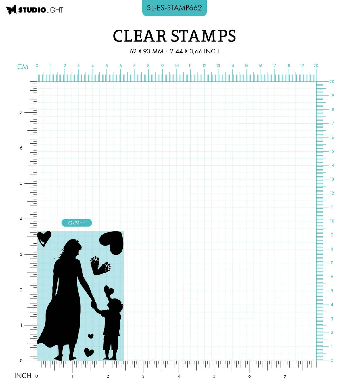 Studio Light Mom & Kid Essentials Clear Stamp