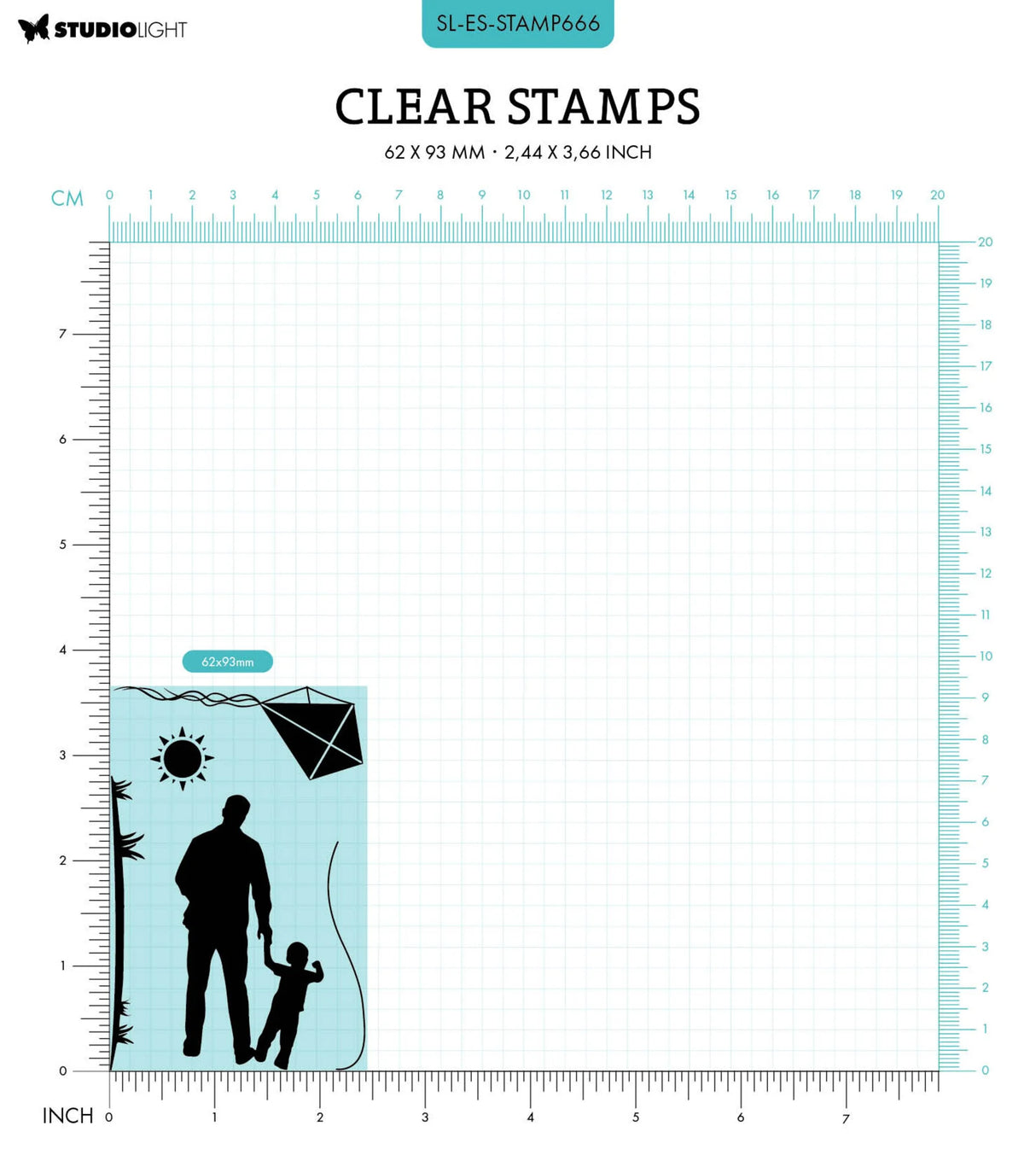 Studio Light Dad & Kid Essentials Clear Stamp