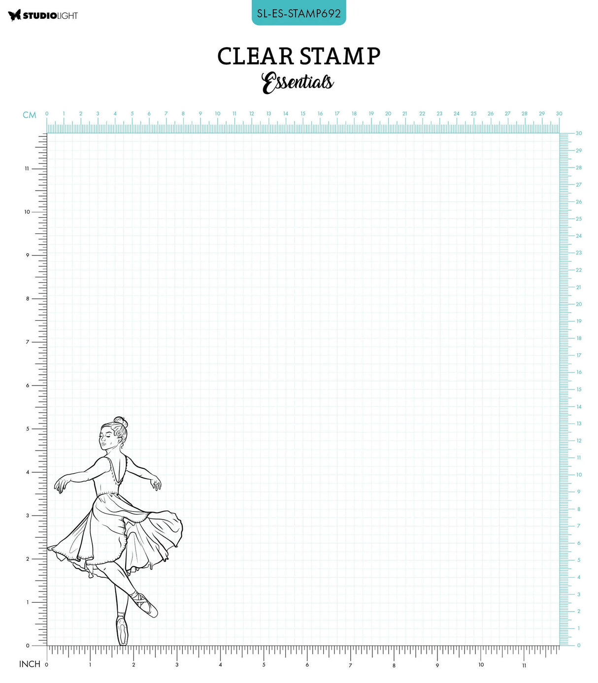 Studio Light Ballerina Essentials Clear Stamp