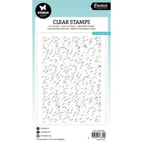 Studio Light Rain Background Essentials Clear Stamp (SL-ES-STAMP880)