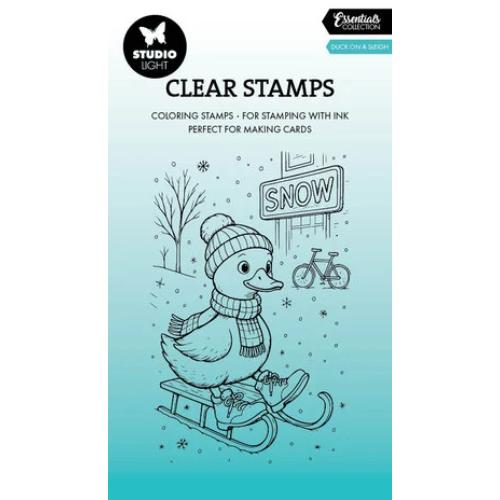 Studio Light Duck on a Sleigh Essentials Clear Stamp (SL-ES-STAMP899)