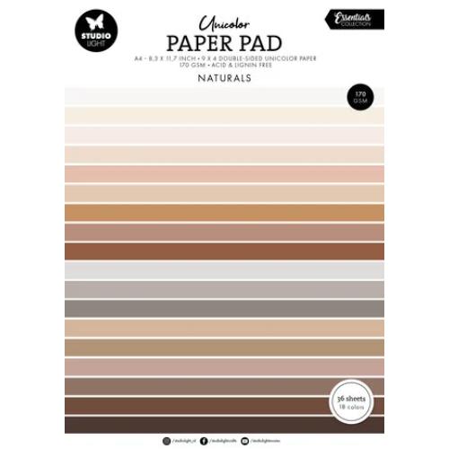 Studio Light Naturals Tones A4 Essentials Unicolor Paper Pad (SL-ES-UPP299)