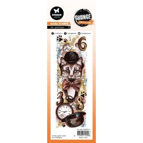Studio Light Cat Gentleman Grunge Stamps (SL-GR-STAMP511)