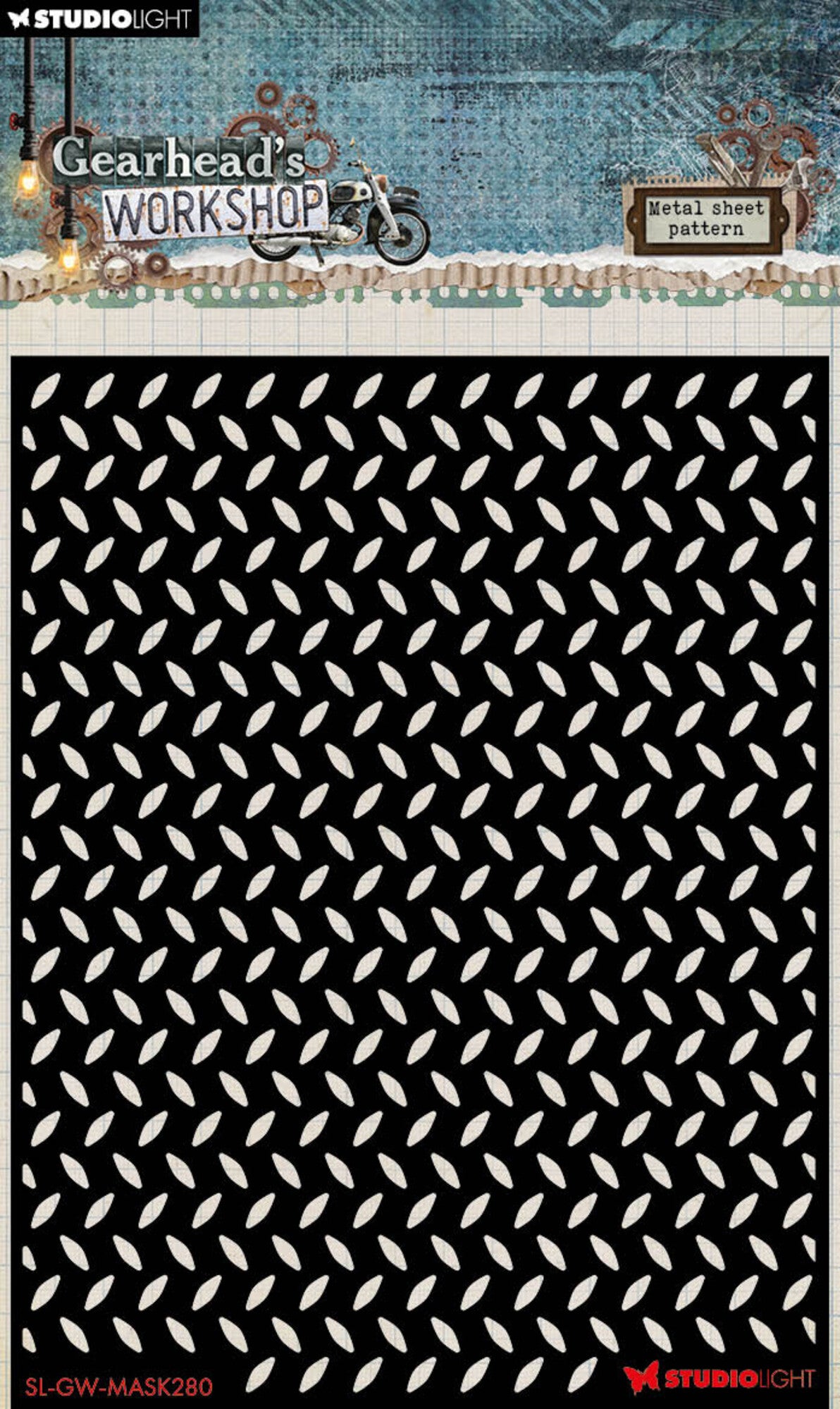 Studio Light Gearhead's Workshop Mask Metal Sheet Pattern