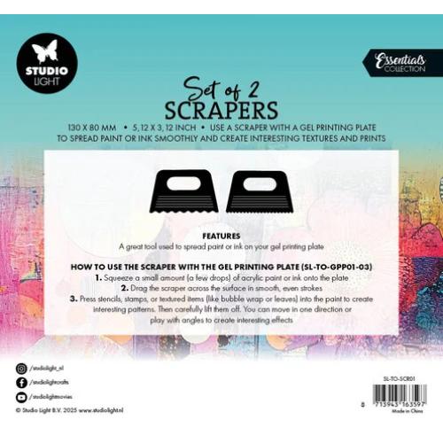 Studio Light Scrapers Set (2pcs) (SL-TO-SCR01)