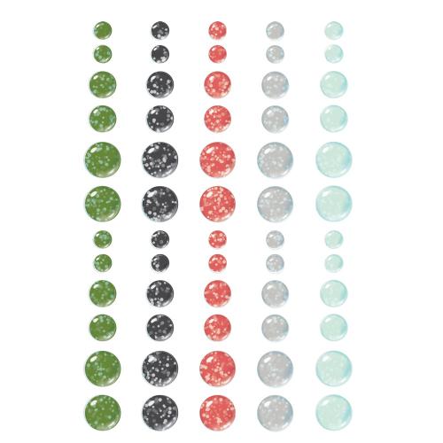 Simple Stories - Say Cheese Classic Mouse Christmas - Glitter Enamel Dots