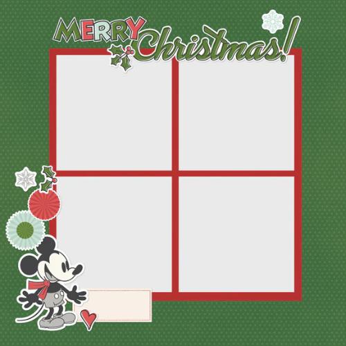 Simple Stories - Say Cheese Classic Mouse Christmas - Simple Pages Page Pieces