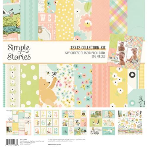 Simple Stories Say Cheese Classic Pooh Baby Collection Kit - Postage as per Actual