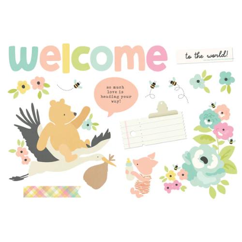 Simple Stories Say Cheese Classic Pooh Baby Simple Pages Page Pieces