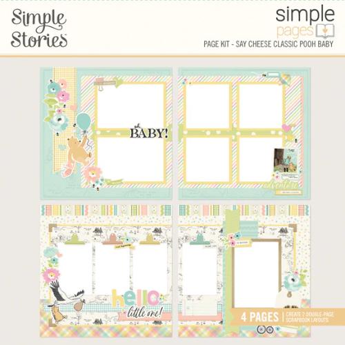 Simple Stories Say Cheese Classic Pooh Baby Simple Pages Page Kit - Postage as per Actual
