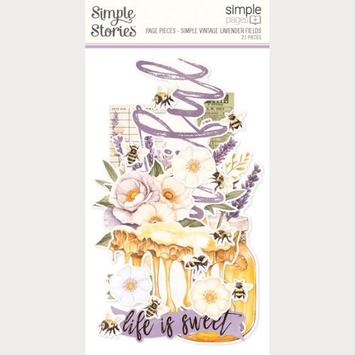 Simple Vintage Lavender Fields Simple Pages Page Pieces