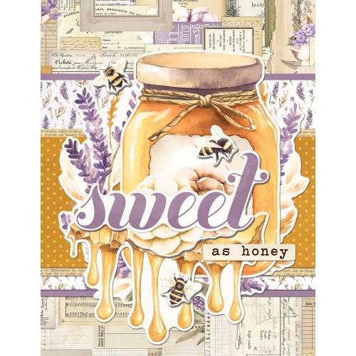 Simple Vintage Lavender Fields Simple Cards Card Kit - Postage as per Actual