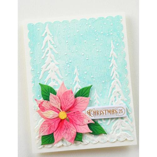 Memory Box - Christmas Magic Labels White Foil Tabs