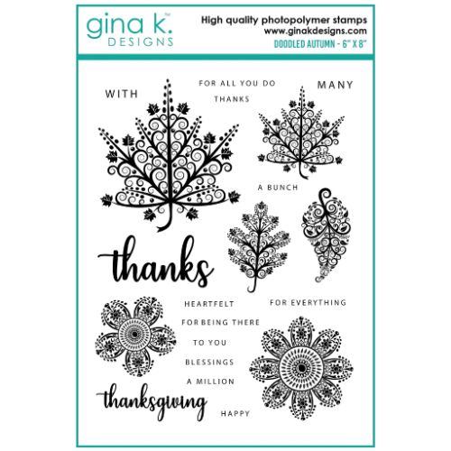 Gina K Designs - STAMPS- Doodled Autumn