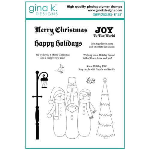 Gina K Designs - STAMPS- Snow Carolers