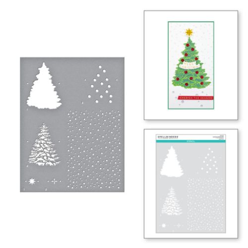 Spellbinders - Layered Christmas Tree Stencil