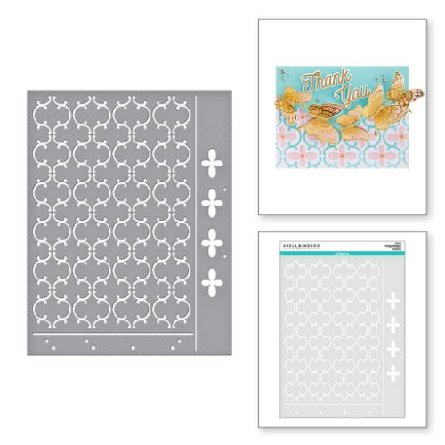 Spellbinders - Venetian Wallpaper Stencil
