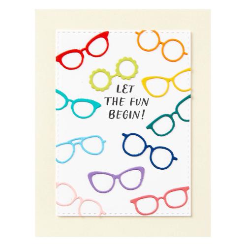Spellbinders - Monster Birthday Sentiments Clear Stamp Set