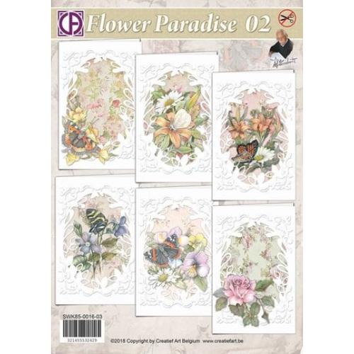 Creatief Art Flower Paradise 02 Card Kit (SWK85-0016-03)