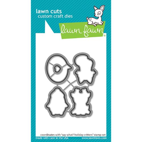 Lawn Fawn - Lawn Cuts - Say What? Holiday Critters Dies