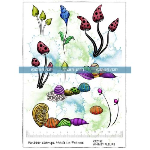 Katzelkraft - Tampons Whimsy fleurs