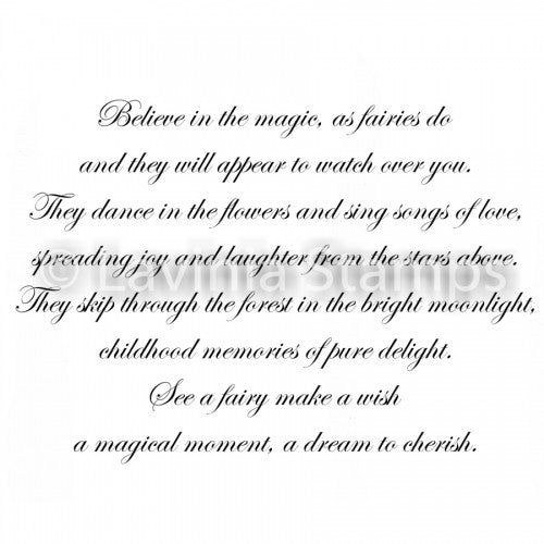 Lavinia Stamps - See a Fairy Make a Wish