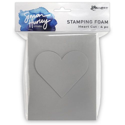 Simon Hurley create. Stamping Foam Shapes Heart Cut