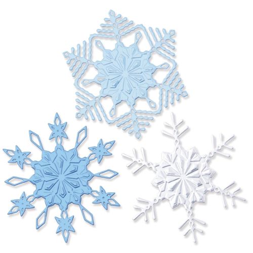 Sizzix - Switchlits Embossing Folder - Winter Snowflakes by Kath Breen